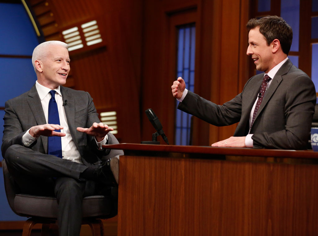 Anderson Cooper, Late Night With Seth Meyers Anderson Cooper, Late Night With Seth Meyers